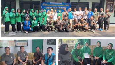Sinergitas Puskesmas Dan Koramil 0818/26 Singosari Dalam PKG Periksa Hari Ini Sehat Di Masa Depan