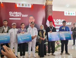 Jalan Sehat Bersama Menteri Kemenko Dan Pemberdayaan Masyarakat Muhaimin Di Global Talent Day 