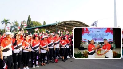 Dengan Semangat Penuh Kekompakan Dan Jiwa Korsa: Divif 2 Kostrad Bersama AWSSK Rayakan HUT RI Ke-80 Dengan Olahraga Bersama