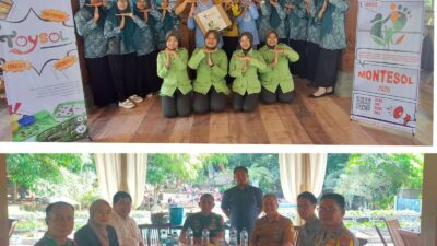 Launching Produk Mainan Edukatif TOYSOL Dari Limbah Sandal Di Pentungan Sari Toyomarto