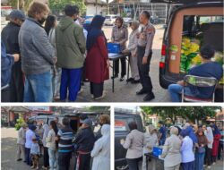 Antusiasme Masyarakat Beras Murah Polsek Singosari Ludes Dalam Sekejap