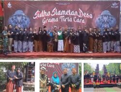 Sido Slametan Deso “Grama Tirta Cara” Di HUT Ke 1120 Tahun Desa Toyomarto