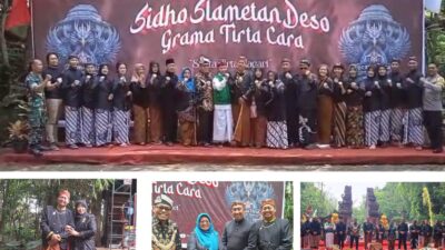 Sido Slametan Deso “Grama Tirta Cara” Di HUT Ke 1120 Tahun Desa Toyomarto