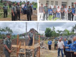 Kunjungan Danrem 083/BDJ Tinjau Progres Pembangunan KDKMP di Kelurahan Candirenggo