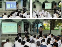 *Polres Malang Sosialisasi PPDB SMA Kemala Taruna Bhayangkara ke Pelajar SMP di Dau*