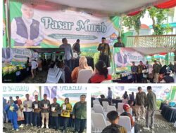 Antusiasme Masyarakat Di Pasar Murah Disperindag Jawa Timur Di Desa Klampok Singosari