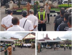 Muspika Singosari Gelar Apel Pengamanan Natal 2025, Patroli Diperketat Demi Kelancaran Misa