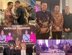 PT Smoore Technology Indonesia Hadir Di Pisah Sambut Kapolsek Singosari Dukung Stabilitas Kantibmas