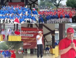 Siadi SH Senam Bersama Tera Indonesia Se Ex Kawedanan Singosari , Terus Berkembang Dan Menyehatkan Masyarakat