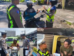 *Satlantas Polres Malang Gencarkan Sosialisasi Ops Keselamatan Semeru 2026, Ajak Warga Tertib Lalu Lintas*