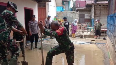 Satgas Kodim 0212/TS Pulihkan SD Muhammadiyah dan TK ABA Sipirok, Siswa Kembali Belajar