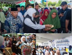 Muspika Singosari Sambut Langsung Gubernur Jatim Dan Bupati Malang Di Pasar Murah Dengkol