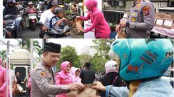 Ramadan Berkah, Kapolres Malang Sapa Pengendara Sambil Bagikan Takjil