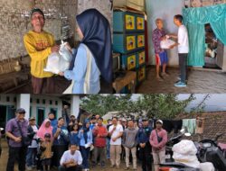 Sahabat Kemeriyek Tebar Kepedulian, 100 Paket Sembako Disalurkan untuk Warga Duafa di Singosari