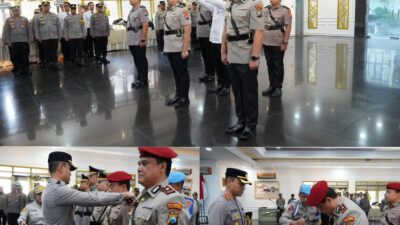 Gerbong Mutasi Polda Jatim Bawa Tiga Pejabat Polresta Malang Kota, KBP Putu Kholis Tekankan Disiplin, Soliditas dan Pelayanan Humanis