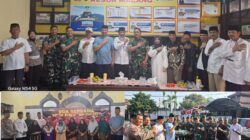 Polsek Singosari Di Geruduk TNI Dan Jajaran Kecamatan Di Hari Bhayangkara ke-80 Tahun