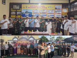 Polsek Singosari Di Geruduk TNI Dan Jajaran Kecamatan Di Hari Bhayangkara ke-80 Tahun
