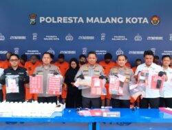 Operasi Tumpas Narkoba Semeru 2026 Selamatkan 57.547 Jiwa, Polresta Malang Kota Ungkap 45 Kasus dan Amankan 54 Tersangka