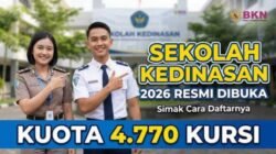 Sekolah Kedinasan 2026: Resmi Dibuka Oleh Pemerintah Terhitung Mulai Tanggal, 18 Agustus, Kuota 4.770, Ini Info Lengkapnya
