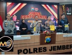 Polres Jember Berhasil Ungkap 27 Kasus 29 Tersangka dan Barang Bukti Sabu 1.126,02 Gram
