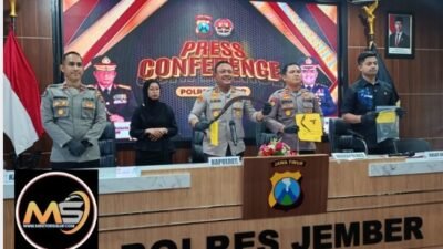 Polres Jember Berhasil Ungkap 27 Kasus 29 Tersangka dan Barang Bukti Sabu 1.126,02 Gram