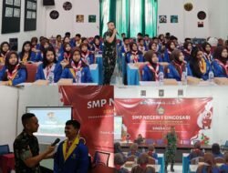 Yonarmed 1 Kostrad Kunjungi SMPN 1 Singosari