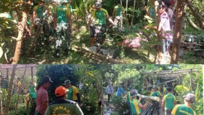 Yonarmed 1 Kostrad Wujudkan Lingkungan Bersih dan Sehat