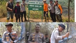 *Kapolres Malang Turun Langsung Padamkan Karhutla di Gunung Arjuno*
