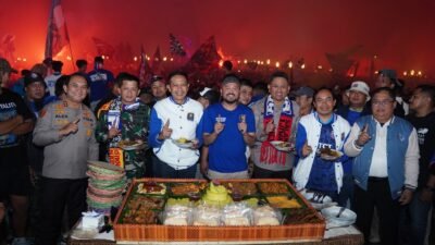 “Singo Play-on” Hadir di Stadion Gajayana, Polresta Malang Kota Dorong Wisata Olahraga dan UMKM Lokal